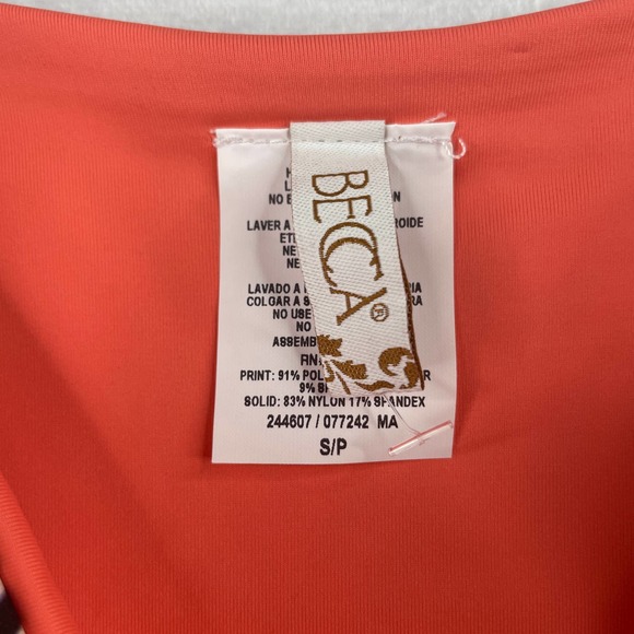 Becca Women's Animal Kingdom Vintage High Waist Swim Bottoms Size Small - Picture 3 of 5